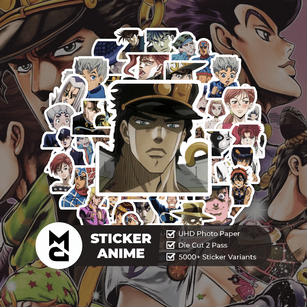

Sticker Anime Jojo Bizzare Adventure Part #1 Sticker Aesthetic Lucu Sticker Helm Laptop Motor Hp