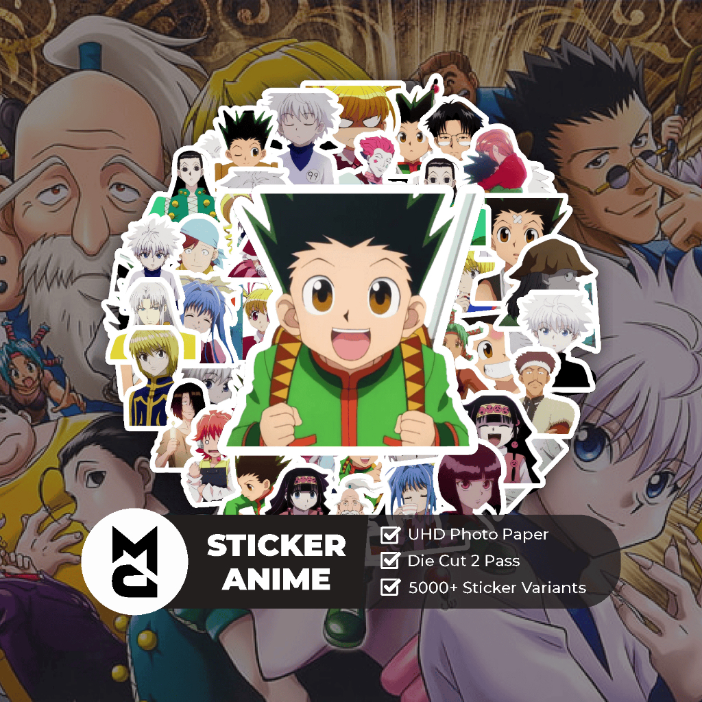 

Sticker Anime Hunter x Hunter Part #2 Sticker Aesthetic Lucu Sticker Helm Laptop Motor Hp