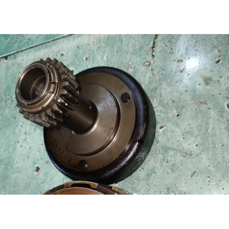 ganda set kampas ganda zx 130cc barang masih bagus ORI bawaan copotan motor asli