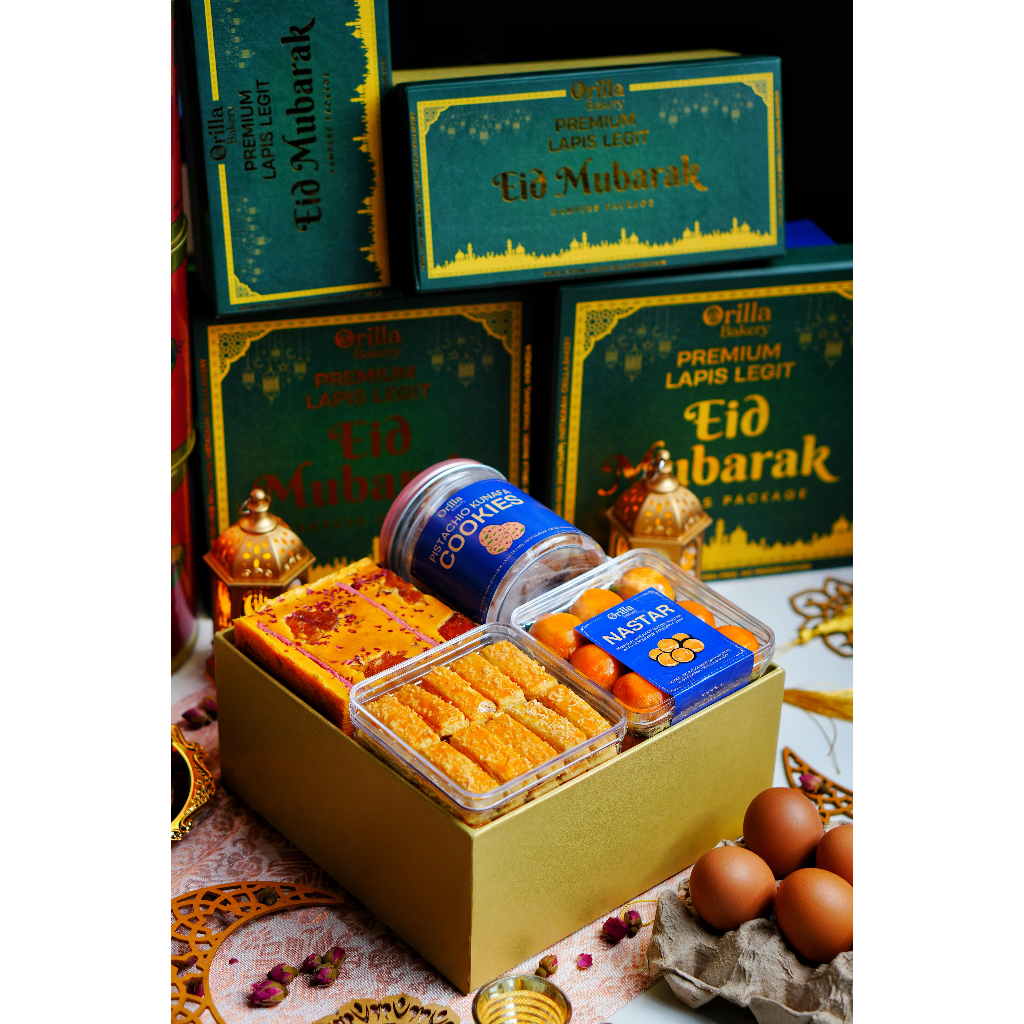 

Lebaran Platinum Hampers Package Orilla Bakery Lapis Legit