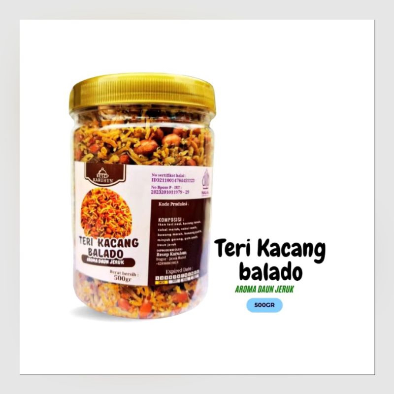 

Tempe Orek Kacang kering 500gram Original