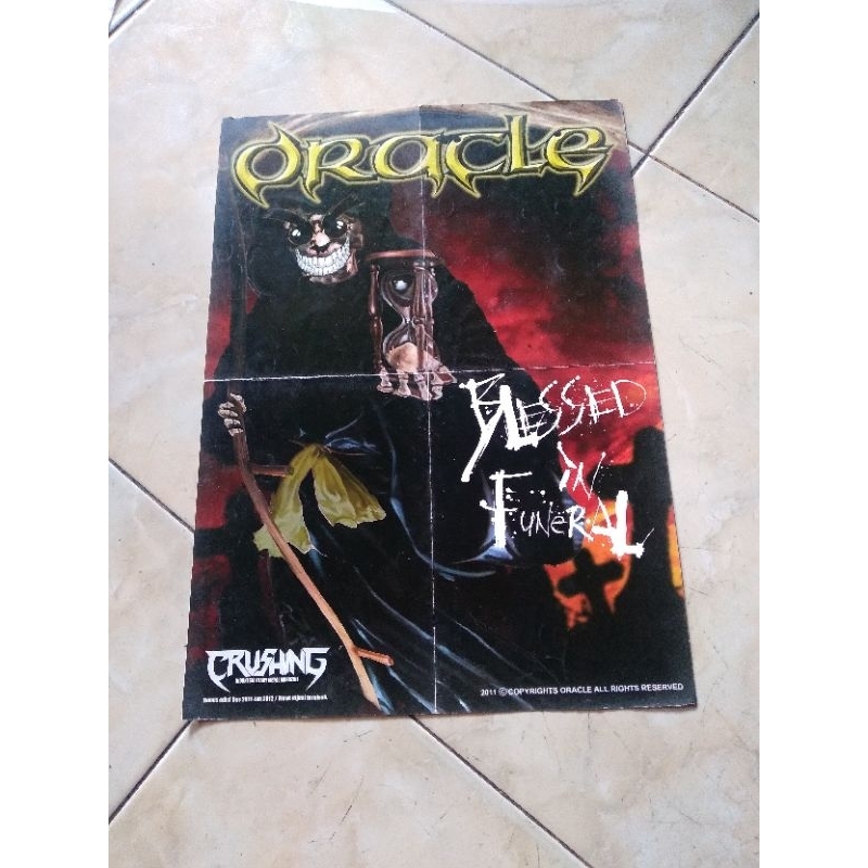 poster musik poster band ORACLE