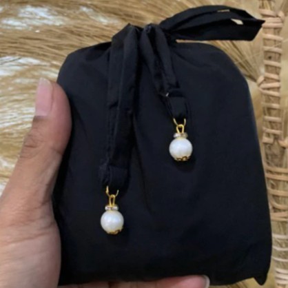 Mukena Travel Prasut Korea Premium Hitam