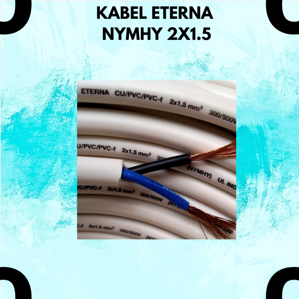 KABEL ETERNA NYMHY 2X1.5 PER METER
