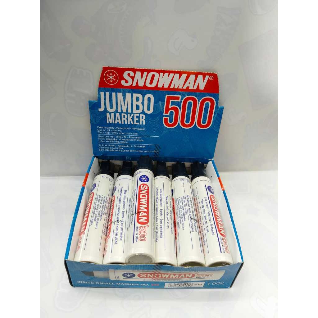 

SNOWMAN SPIDOL PERMANENT JUMBO 500 / PERMANENT MARKER