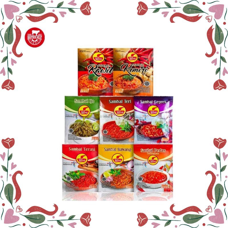 

Sambal Uleg Finna All Variant Sachet 1 Rcg Isi 10pcs @20Gr