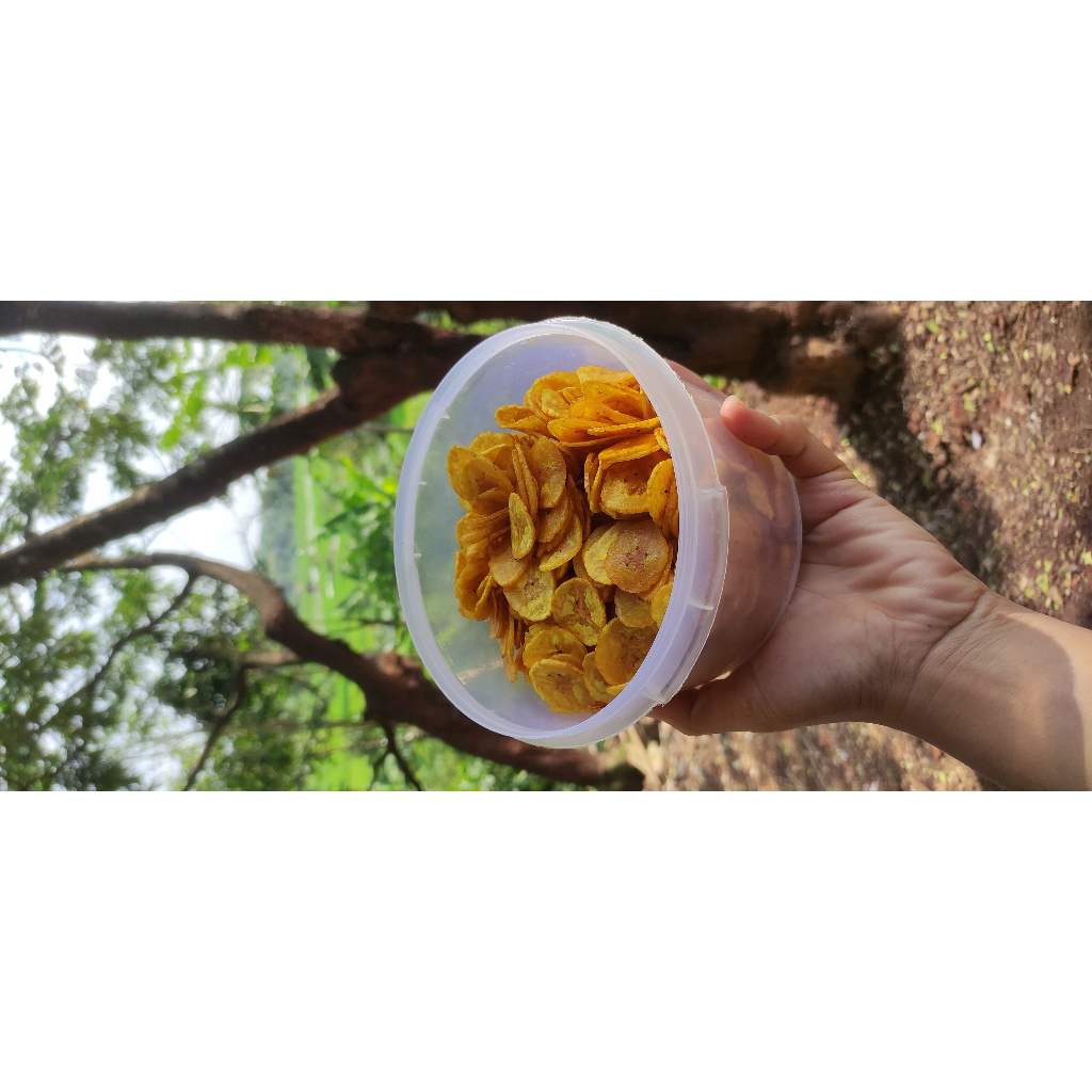 

DQ CHIPS KERIPIK PISANG DENGAN VARIAN KEMASAN TOPLES