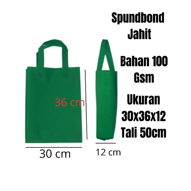 

Spundbond Jahit polos 100GSM Hijau Apel - Goodie Bag Jahit