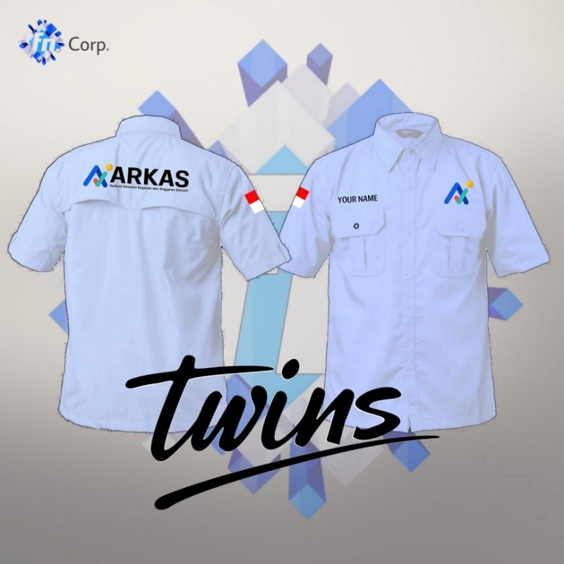 KEMEJA PDH PDL LENGAN PENDEK PRIA WANITA ARKAS OPERATOR SEKOLAH APLIKASI RENCANA KEGIATAN ANGGARAN S