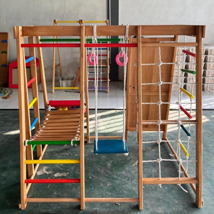 BRAKIASI ANAK TYPE JEMBATAN GOYANG / BRAKIASI ANAK/ BRAKIASI KAYU/ BRAKIASI