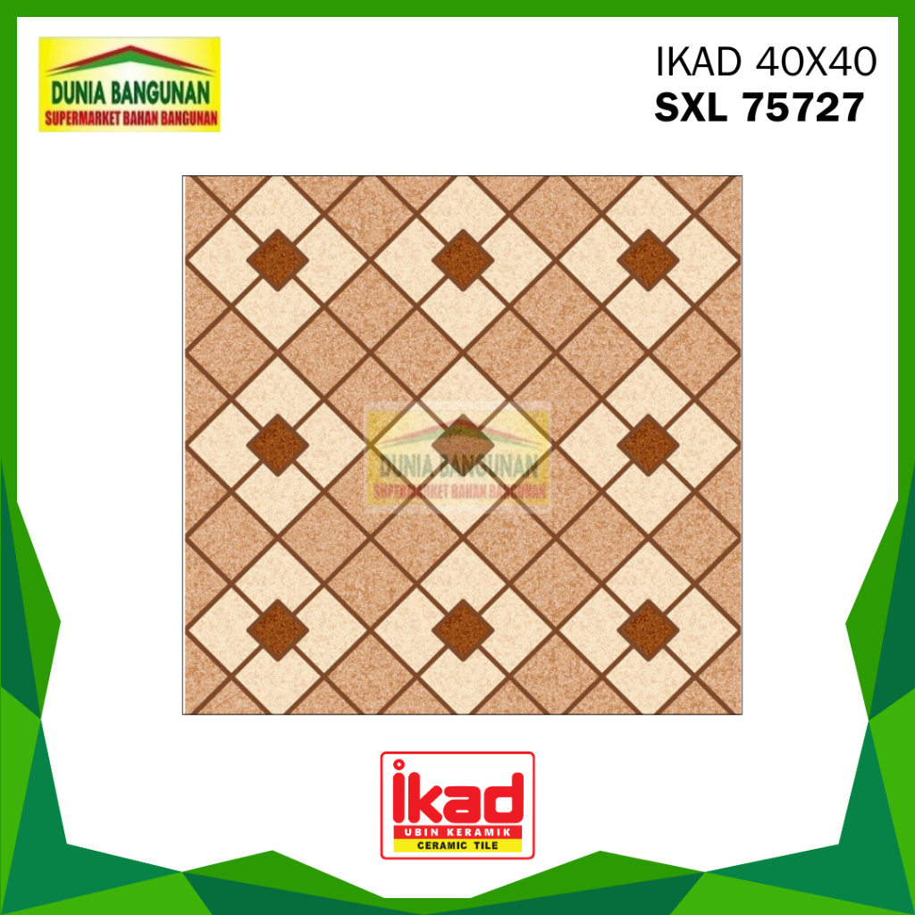 Keramio IKAD SX 75727 40x40 KW2 Keramik Lantai Teras / Keramik Kasar / Keramik Kamar Mandi