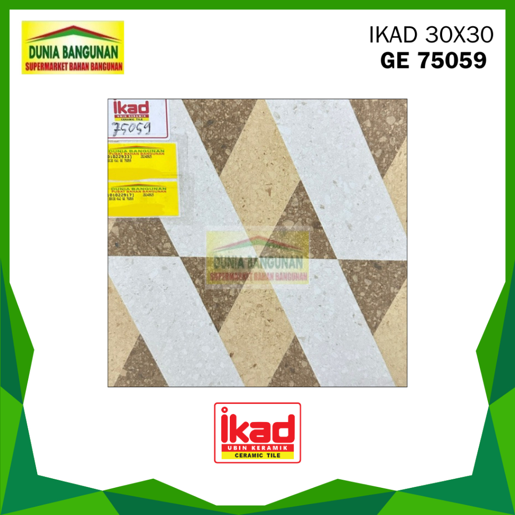 Keramik 30x30 IKAD 75059 KW2 Keramik Lantai / Keramik Teras / Keramik Kamar Mandi