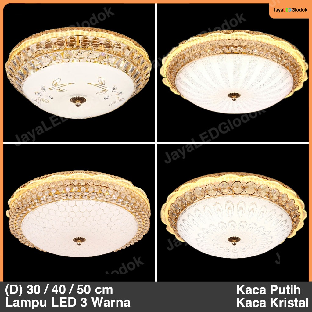 Lampu Gantung Plafon Minimalis Klasik Antik Vintage Bulat 30 40 50 cm