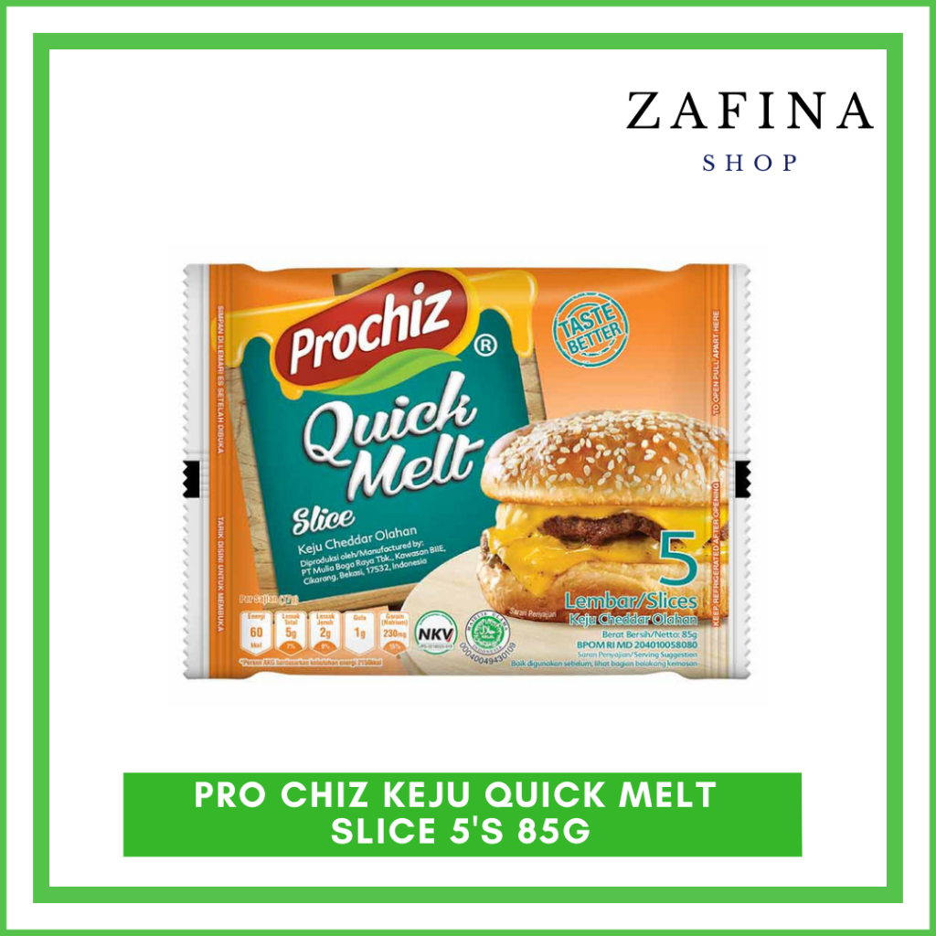 

Pro Chiz Keju Quick Melt Slice 5'S 85g