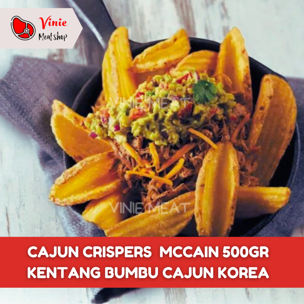 

Kentang Bumbu Cajun Korea 500 gr | Cajun Crispers McCain