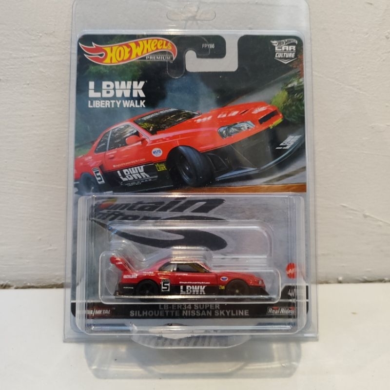 hotwheels premium LBWK er34 mountain drift