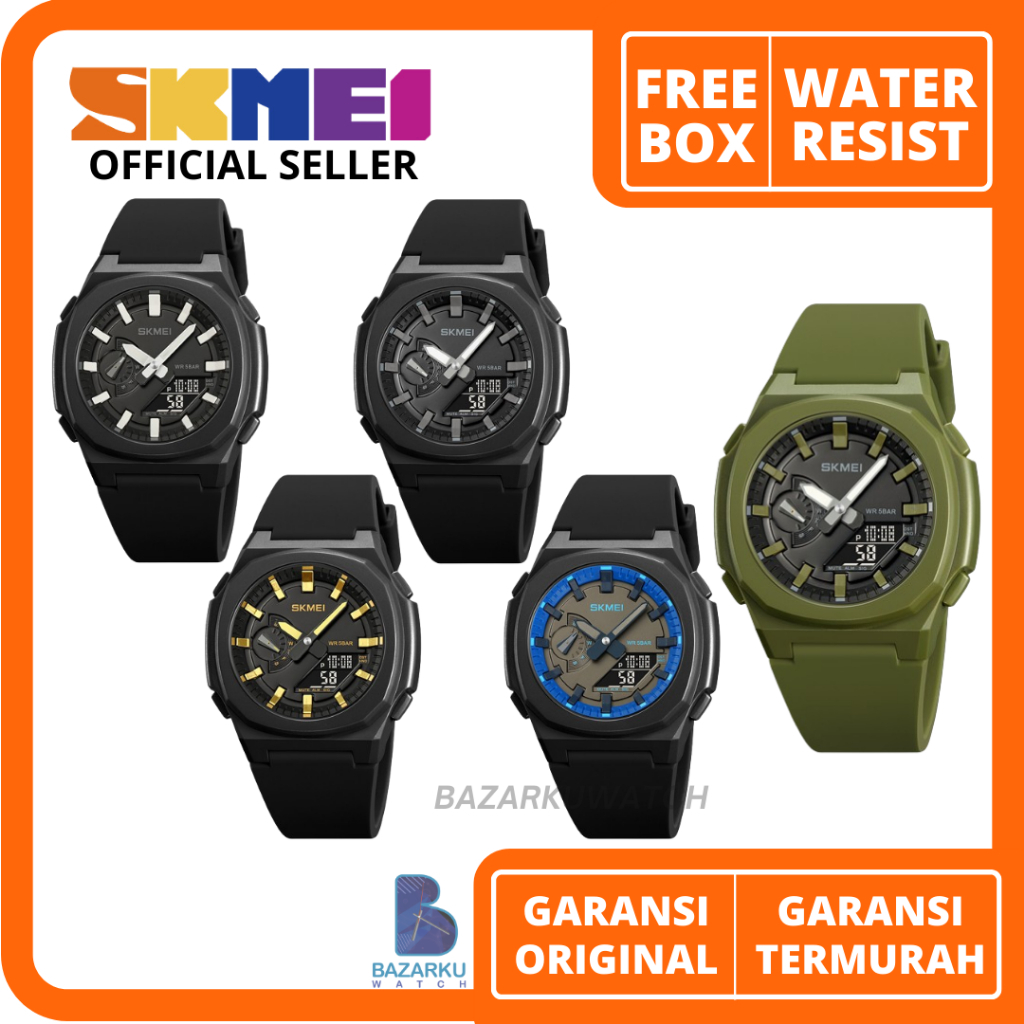 Jam Tangan Pria Skmei 2091 Jam Skmei Jam Tangan Skmei Jam Tangan Karet Skmei Jam Tangan Karet Pria S