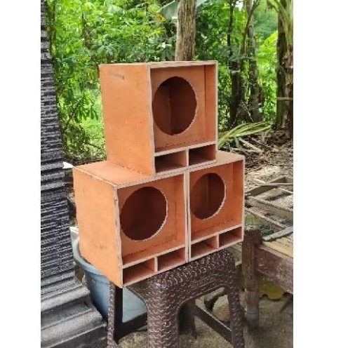 BOX MINISCOP 6 INC BAHAN TRIPLEK 9 MM SEMI MERANTI COCOK UNTUK MINIATUR