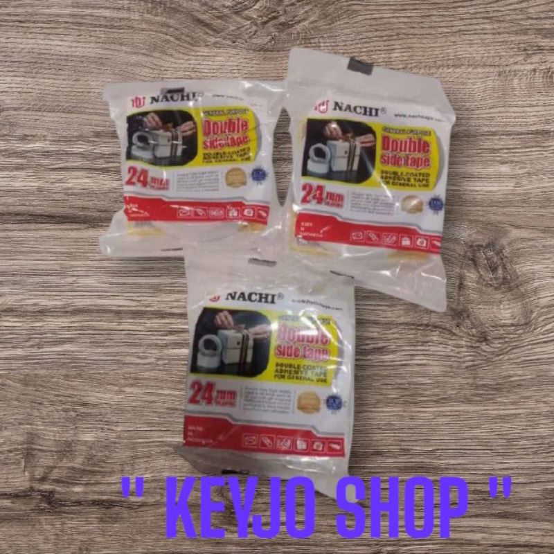

Isolasi Double Tape 24mm x 10 yard merk NACHI