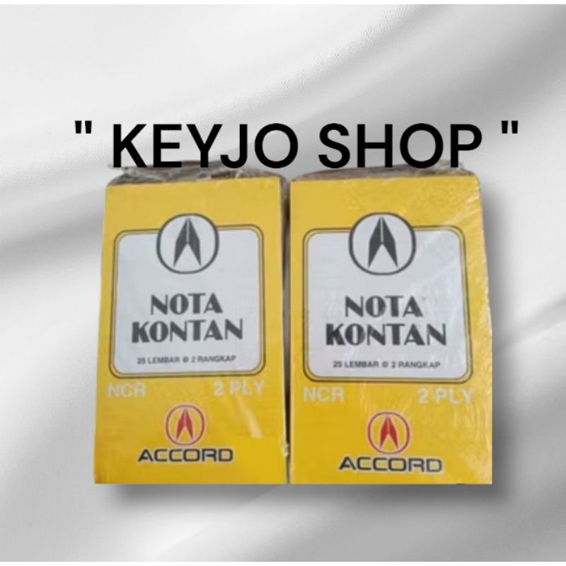 

Nota K2 Accord (1 pack isi 10 pcs)