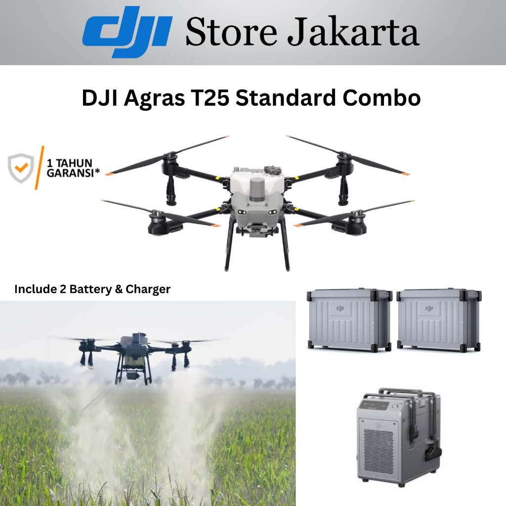 DJI Agras T25 Standard Combo - Drone Pertanian & Perkebunan
