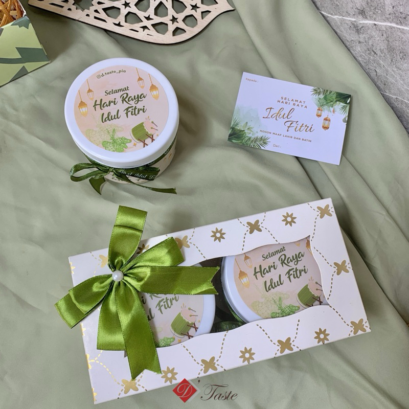 

Packaging tambahan Hampers Lebaran untuk 2 Cookies