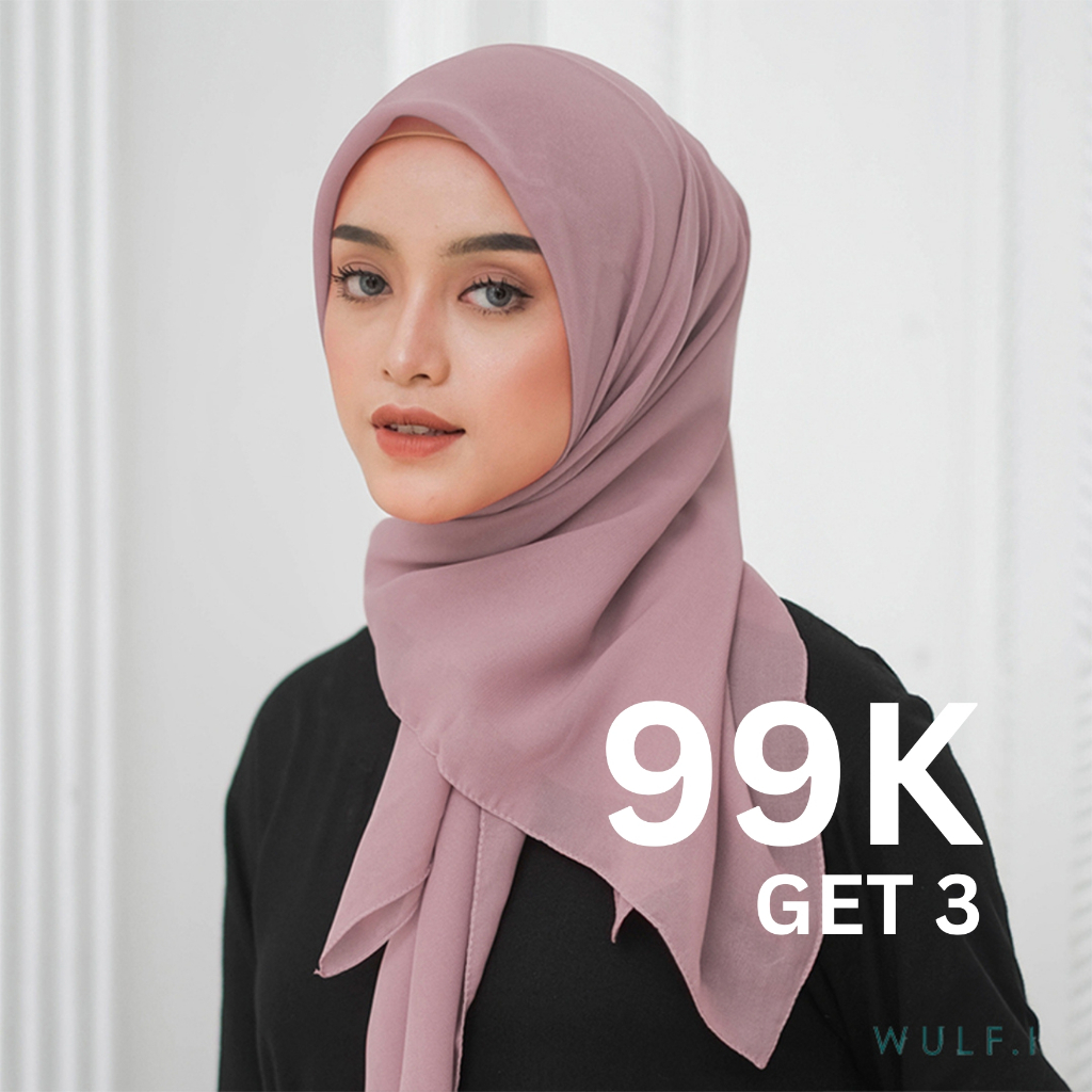 Wulfi Hijab Segiempat CF/KO