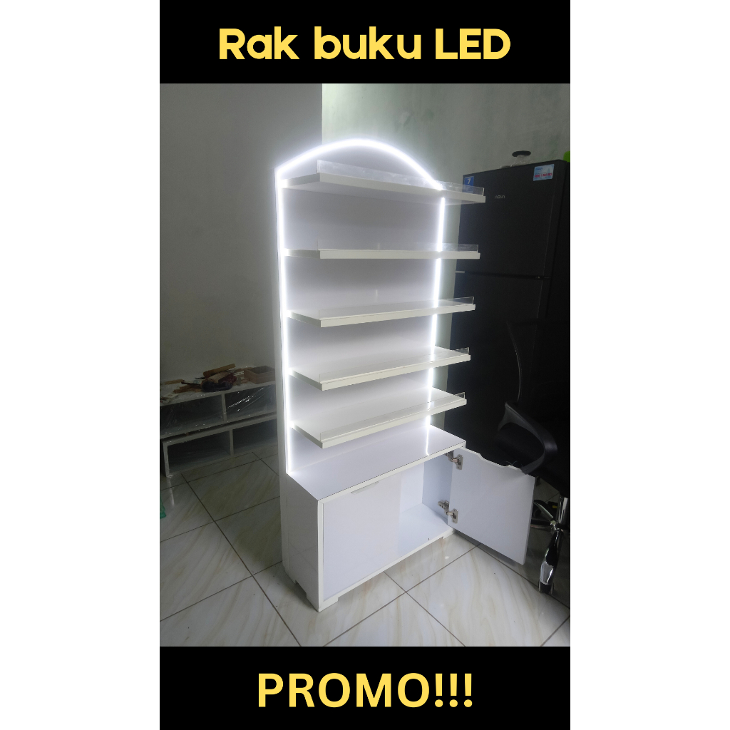 RAK BUKU ESTETIK RAK PAJANGAN RUANG TAMU