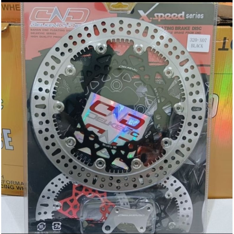 PIRINGAN CAKRAM NINJA RR XSPEED DEPAN DELKEVIC 320MM NINJA RR CNC FLOATING BRAKE DISK DISC STANLESS 