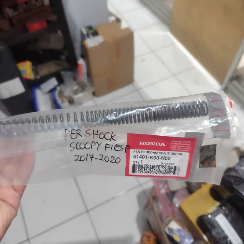 pee ver pir shockbreaker depan scoopy fi led 2017-2020 asli 51401K93N02