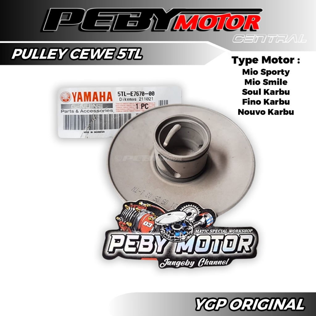 Pully Pulley Cewe Mio Sporty Mio Smile Soul Nouvo Fino Karbu ORIGINAL Resmi YGP 5TL-E7670
