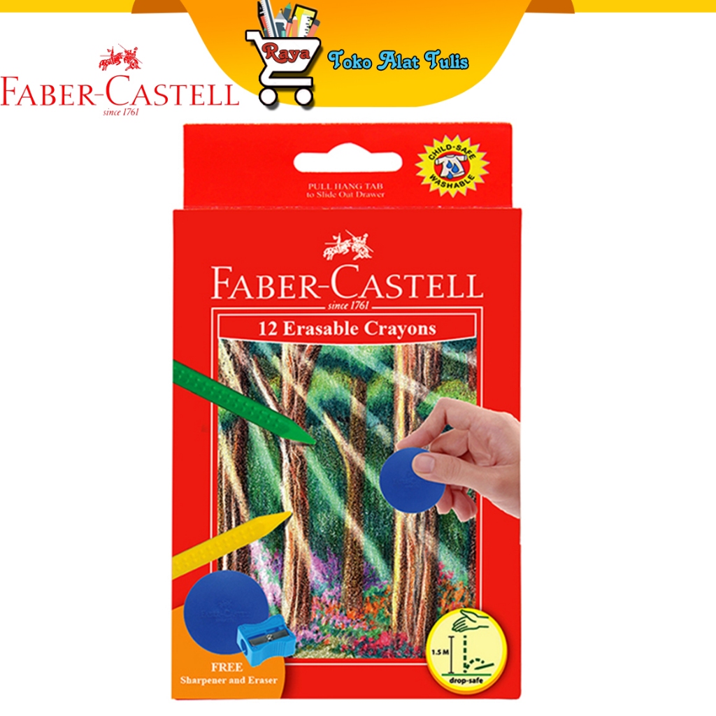 

Faber Castell Erasble Crayons set-12 122530