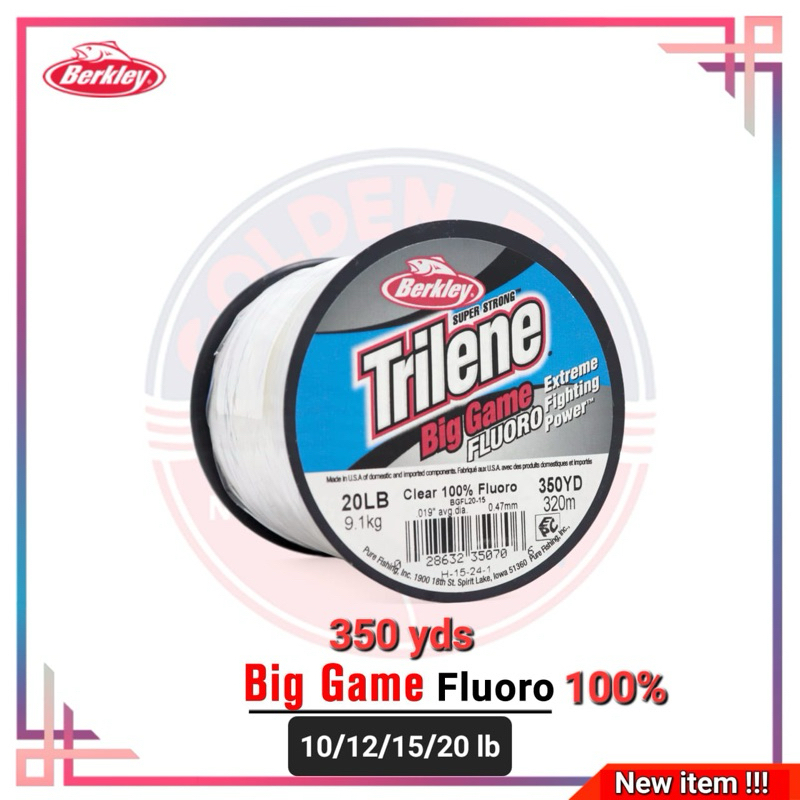 Senar berkley triline big game clear 100% fluoro