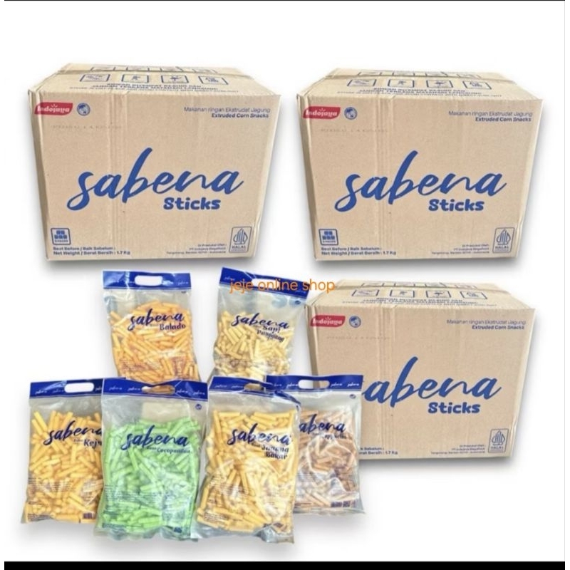 

PROMO!! SABENA SNACK 1 DUS / KARTON ISI 5 PCS 350 Gr