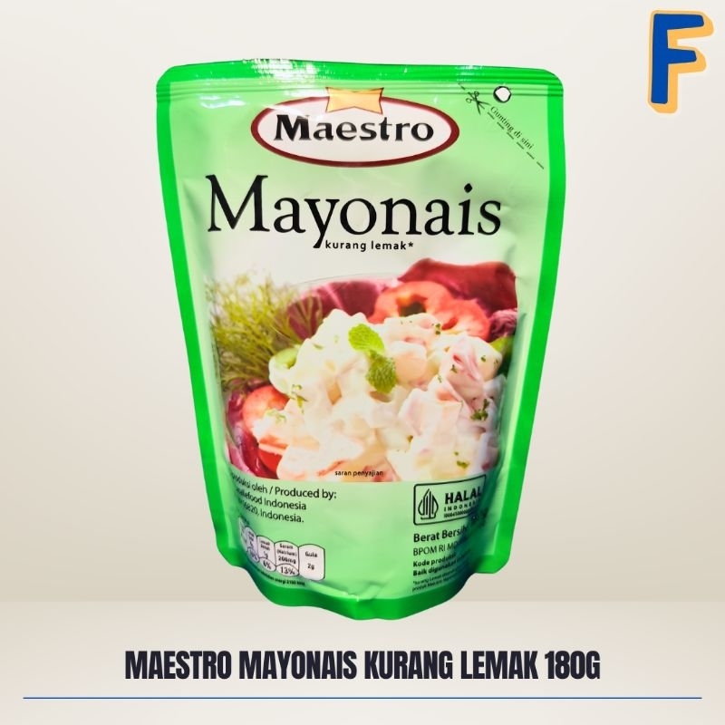 

Maestro Mayonais Kurang Lemak 180g