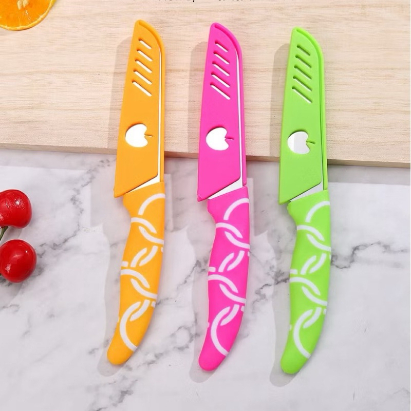 Pisau Dapur Kecil Stenlis Sarung / pisau set / pisau dapur murah / pisau apel