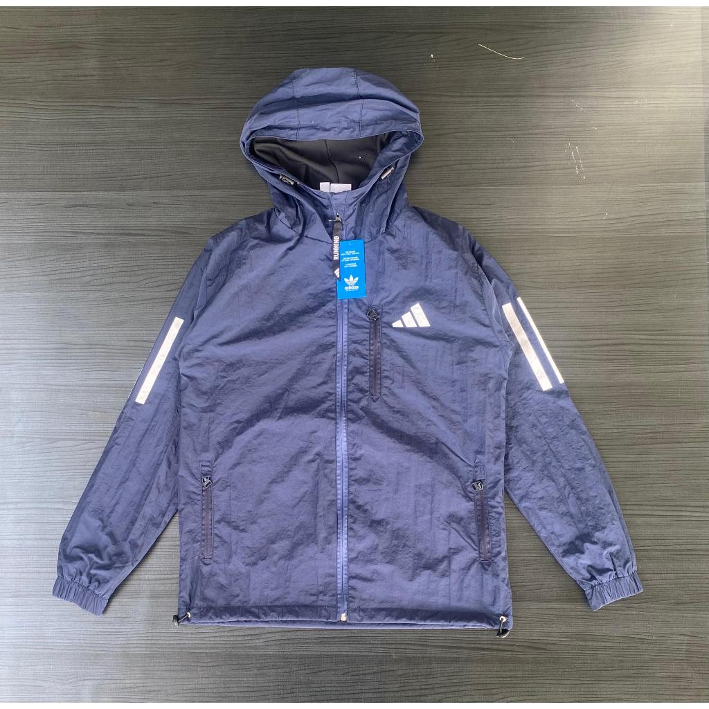 New Jaket Adidas Running Anti Air Parasut Waterproof