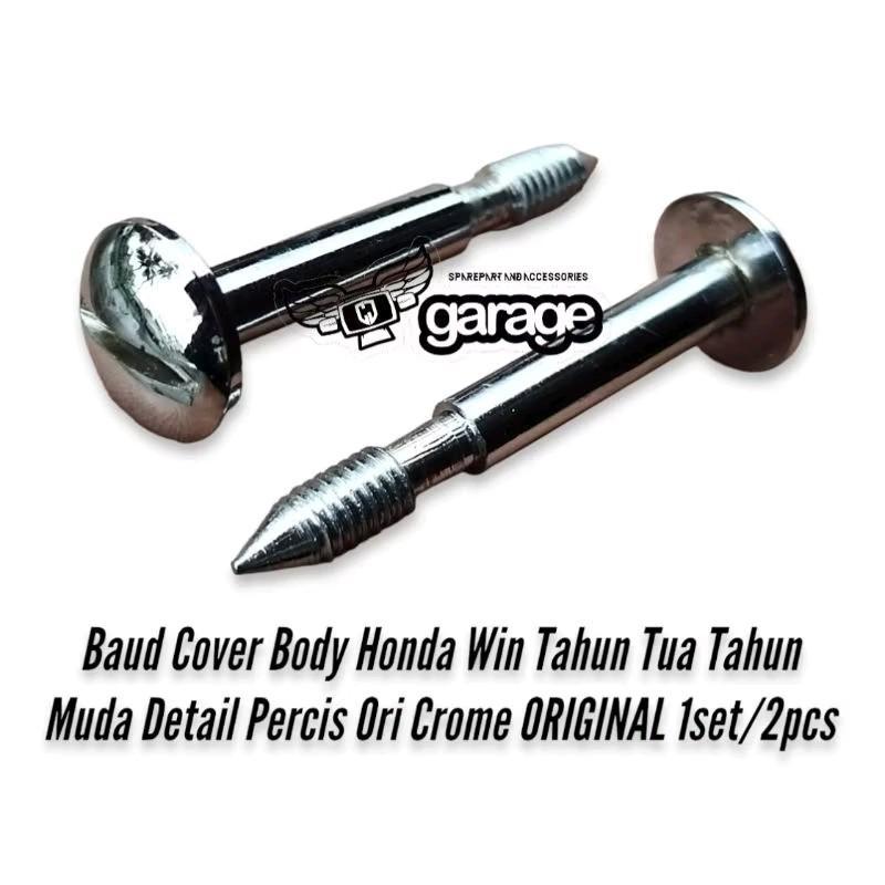 Baud Body Honda Win Crome Baud Cover Box Aki Honda Win Box Cover Aki Honda Win 100 Ori Crom