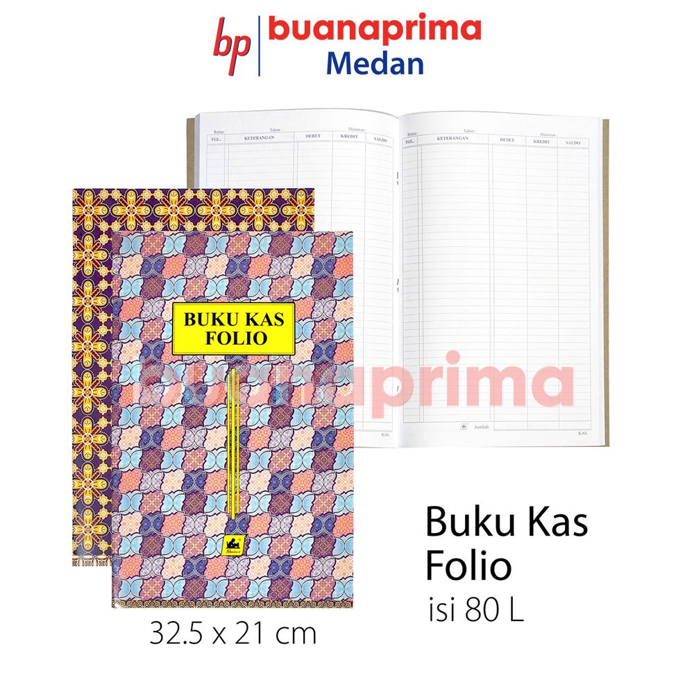 

Buku Kas Folio Standard 80 Lembar Soft Cover Buku Keuangan Kredit Debet Debit Credit Akuntansi