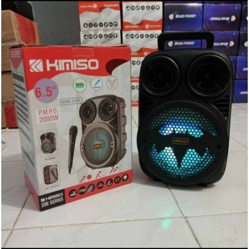 SPEAKER BLUETOOTH PORTABLE 6,5 INCH KIMISO 3991