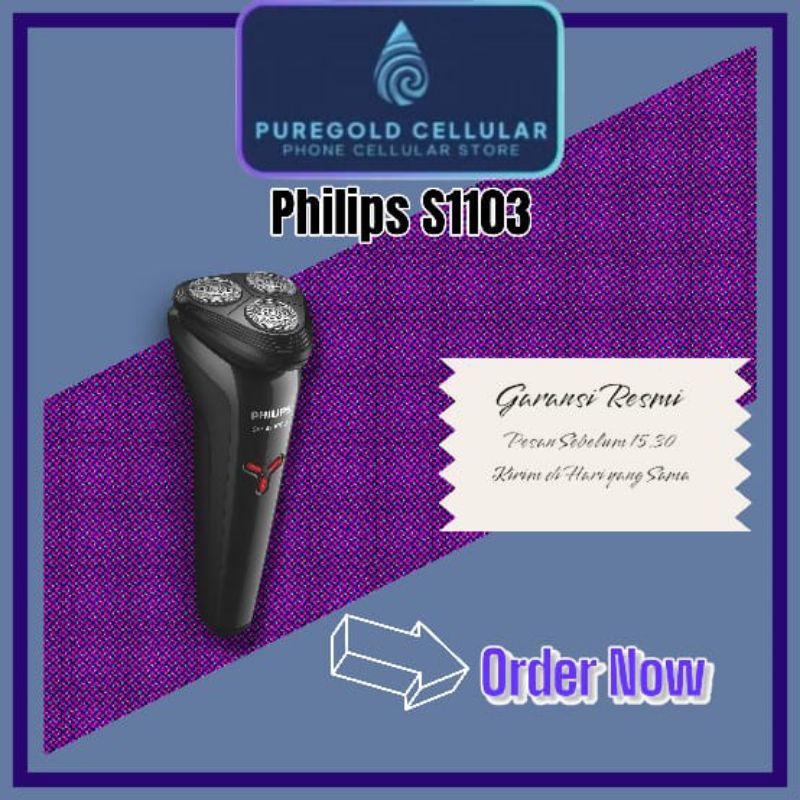 Philips S1103 Shaver Resmi Bergaransi