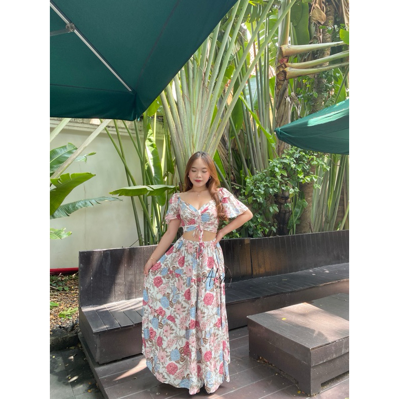 SET CLAUDI / ONE SET ROK RUFFLE / ONE SET WANITA