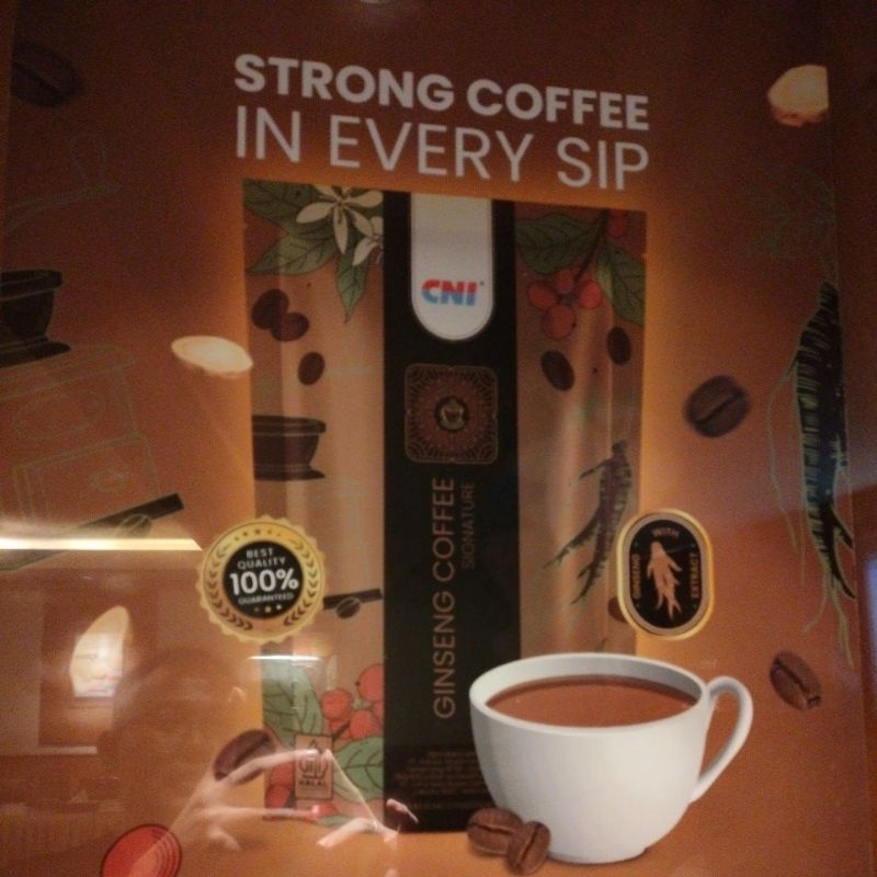 

kopi ginseng Signature - rasa mewah dan strong