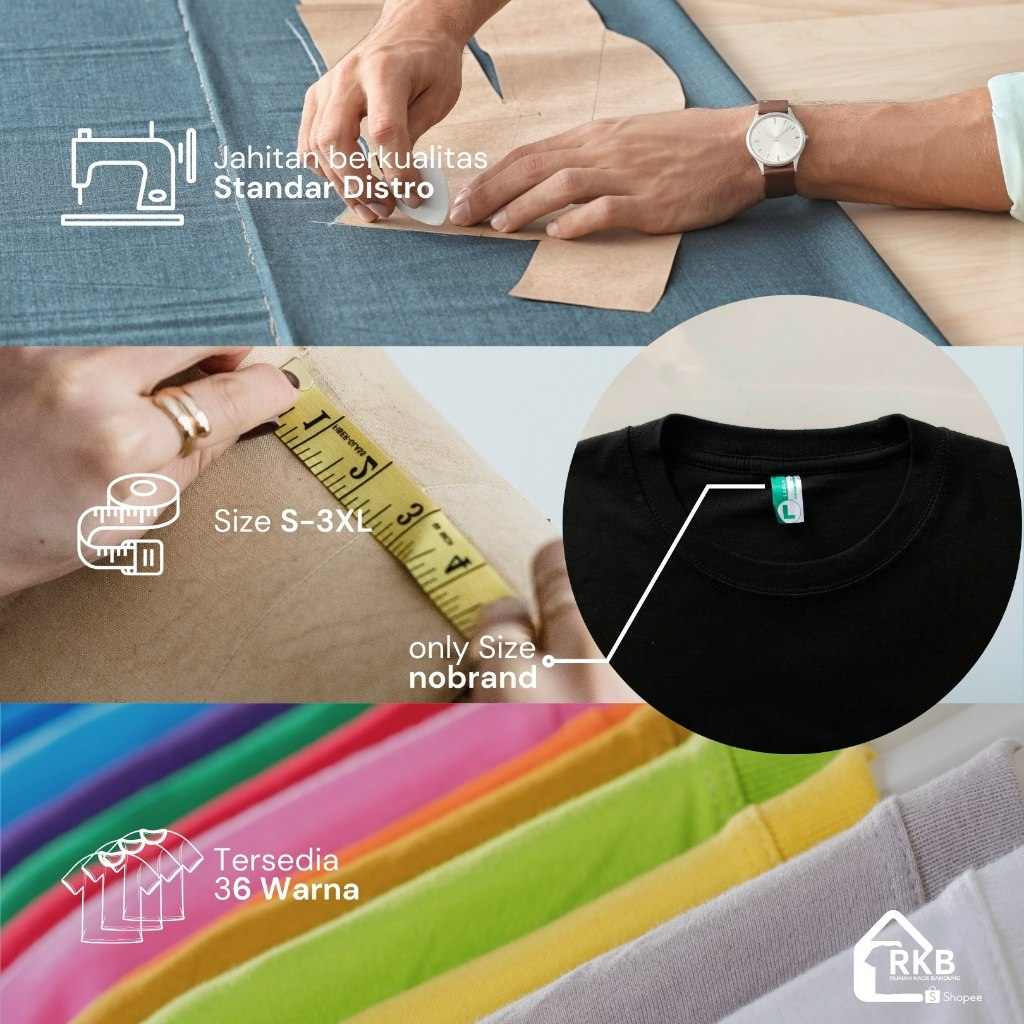 KAOS POLOS LENGAN PANJANG COMBED 30S PREMIUM