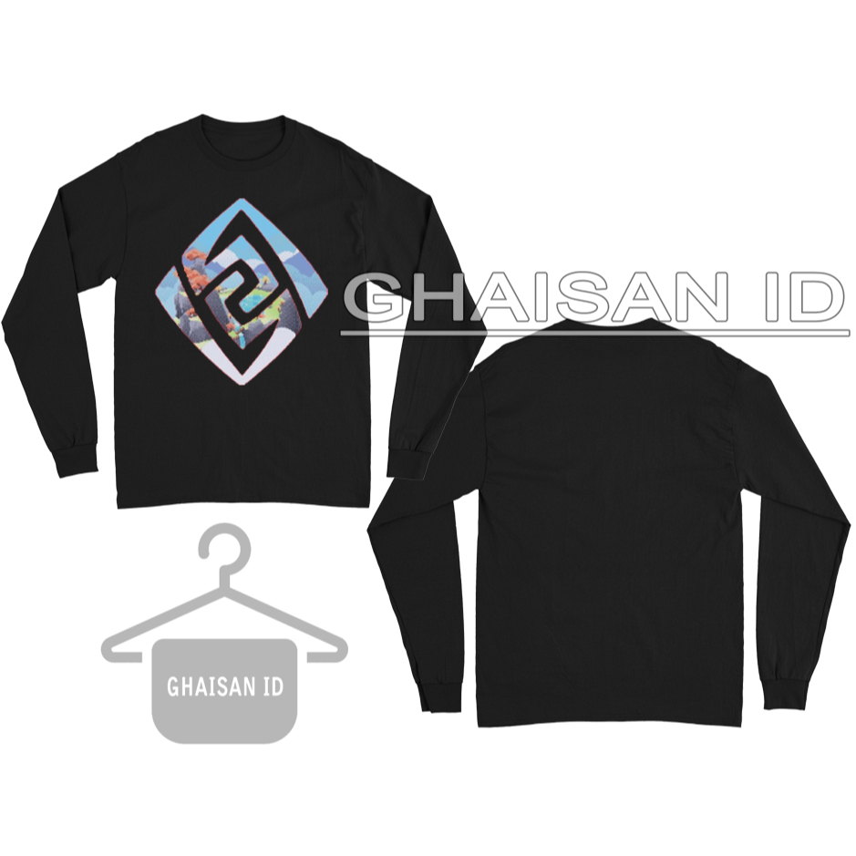 Kaos Baju lengan panjang anime liyue genshin impact longsleeves anime - xyz ghaisand id