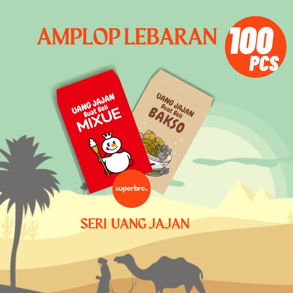 

PROMO 100 PCS AMPLOP LEBARAN 2025 MURAH UANG JAJAN ANAK IKLAN LUCU VIRAL
