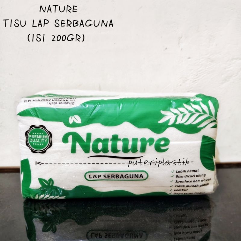 NATURE Lap Tisu Dapur Tissu Kompor Tissue Serbaguna (ISI 200gr)