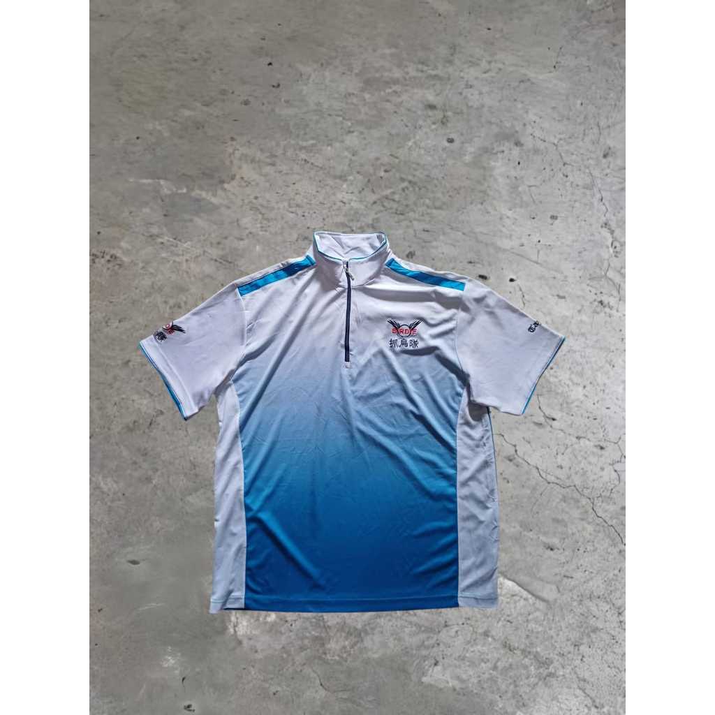 Kaos Jersey Vintage Zip