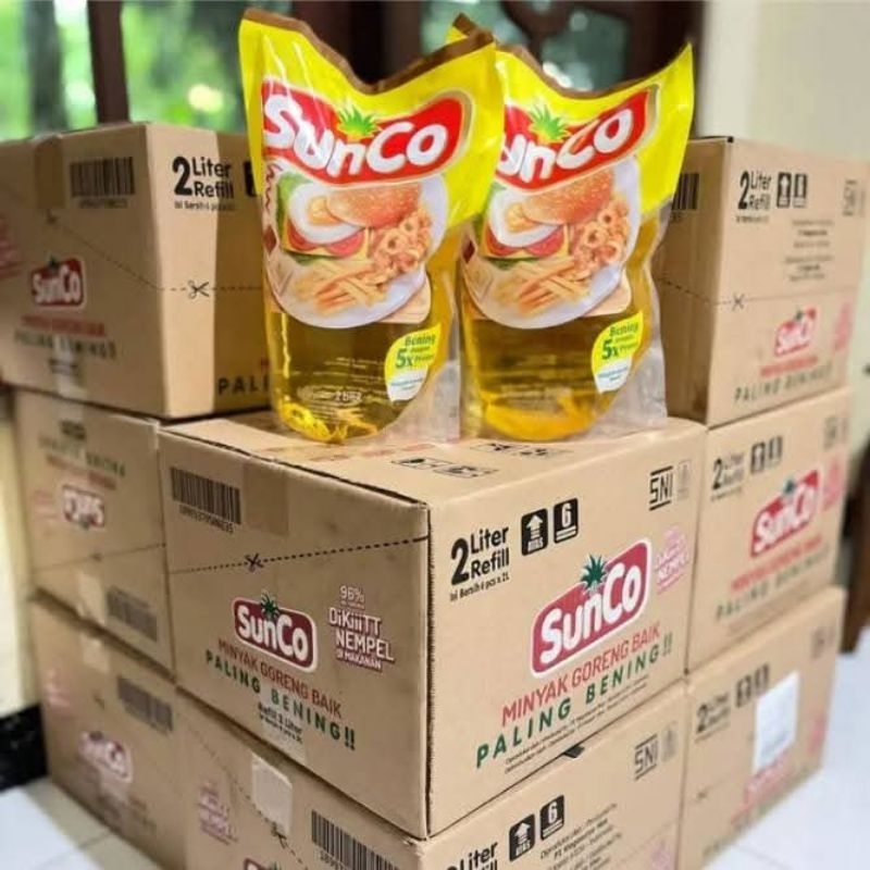 

minyak goreng sunco minyak murni kemasan 2Liter 1 pcs