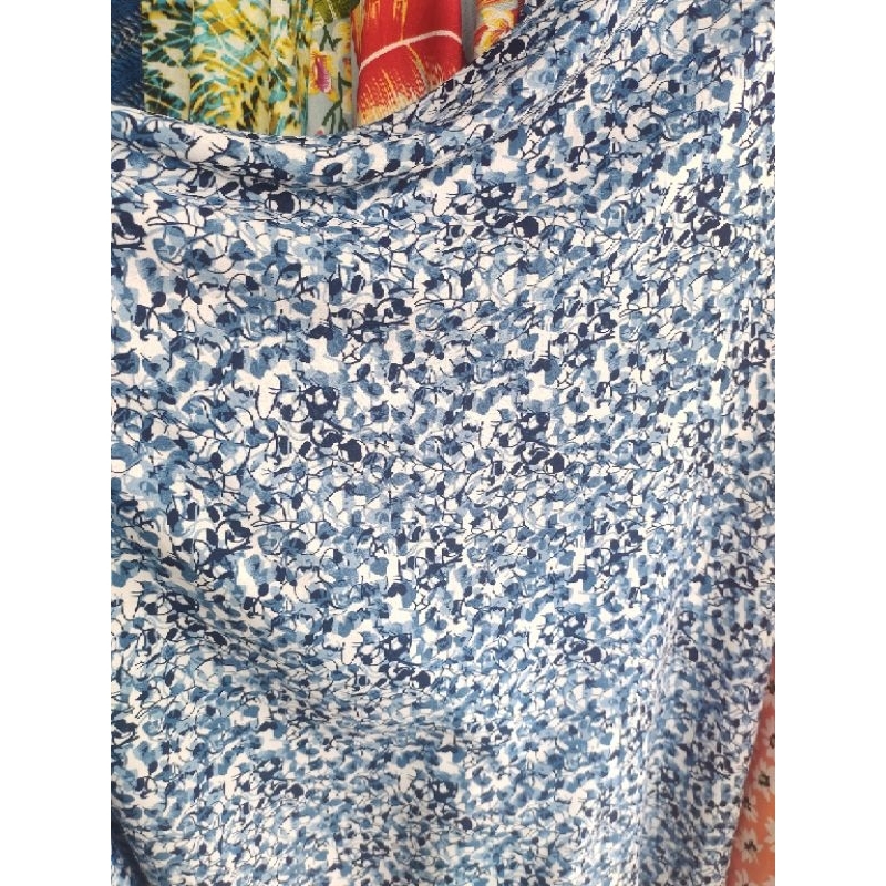 Bahan Kain Ceruty Zara crep motif Trea- Zara crep - Kain gamis - outer- tunik